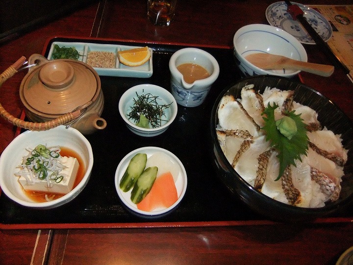 あぶり鯛めし