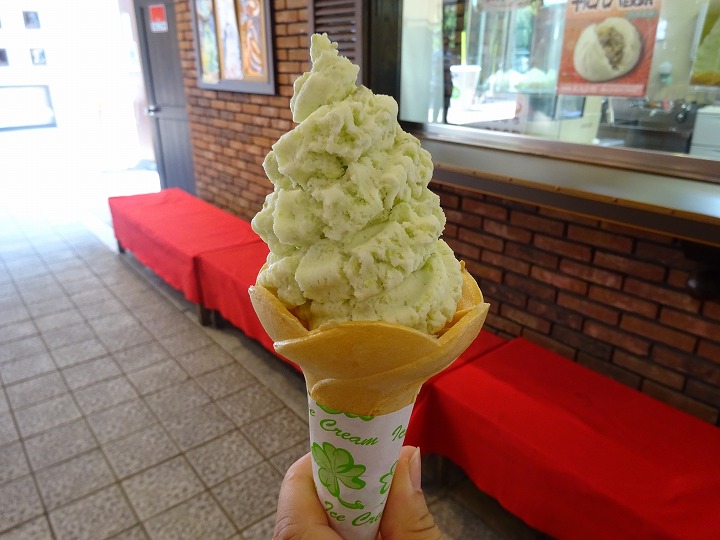 ずんだソフトクリーム
