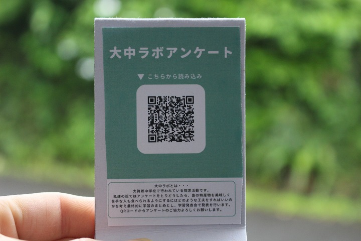 アンケート