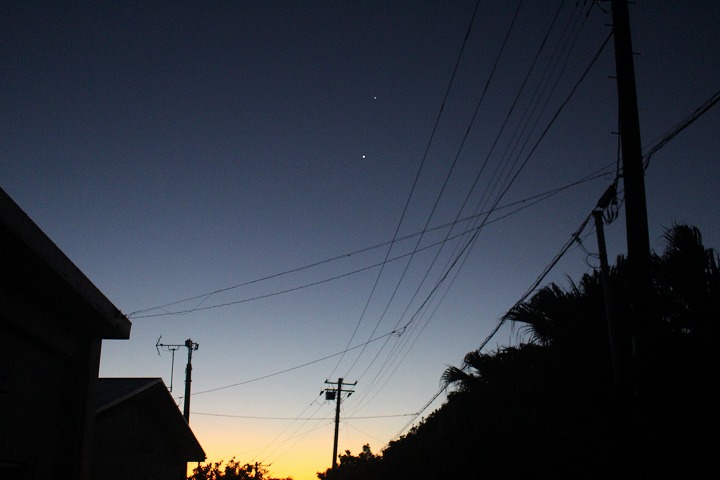 金星と木星