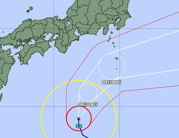 台風予想図